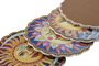DKD Home Decor Salvamanteles Sol Luna Multicolor 20x20x0,7 cm