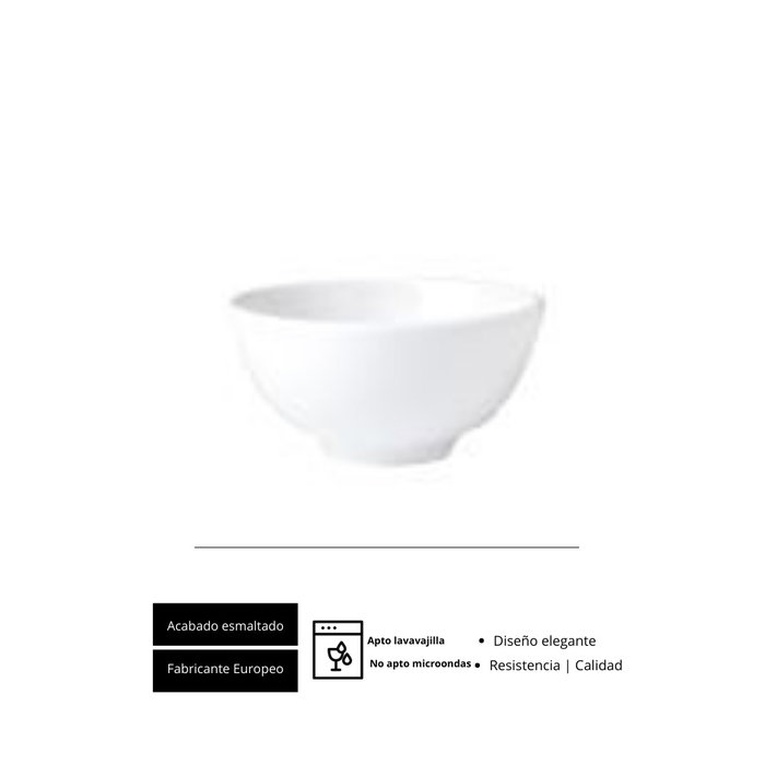 Steelite Bol Mandarin - Bol Individual de Porcelana para Sopa o Postre, 12.7 cm de Diámetro (Set de 12) Steelite Bol Mandarin - Bol Individual de Porcelana para Sopa o Postre, 12.7 cm de Diámetro (Set de 12)