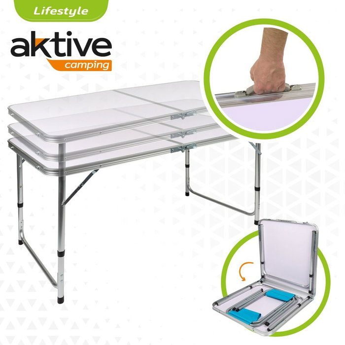 Color Baby Aktive-Mesa Camping con 4 Taburetes 120x60x70cm Color Baby Aktive-Mesa Camping con 4 Taburetes 120x60x70cm