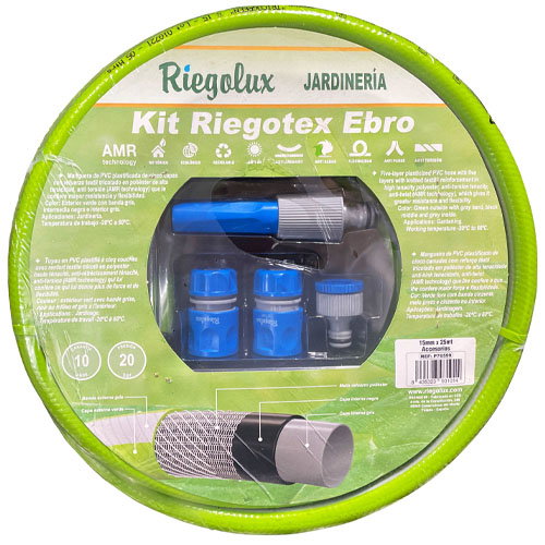 Riegolux RGX KIT RIEGOTEX EBRO 15 Metros Diámetro 15 Riegolux RGX KIT RIEGOTEX EBRO 15 Metros Diámetro 15