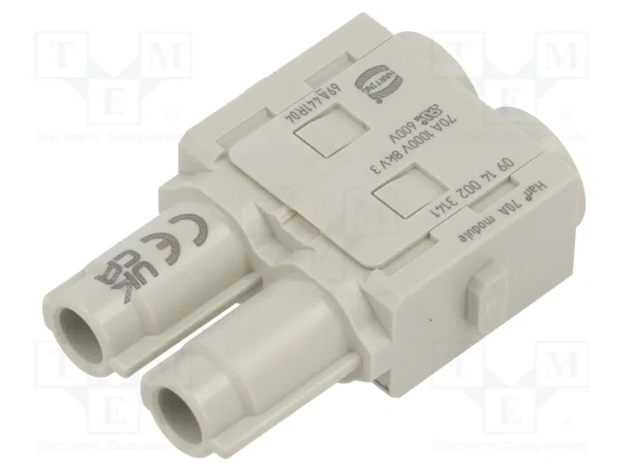 HARTING Han-Modular® Módulo Hembra 70A 1000V 2 Pines HARTING Han-Modular® Módulo Hembra 70A 1000V 2 Pines
