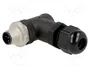 LAPP Conector M12 de 5 pines macho, angular, IP67