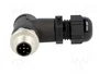LAPP Conector M12 de 5 pines macho, angular, IP67