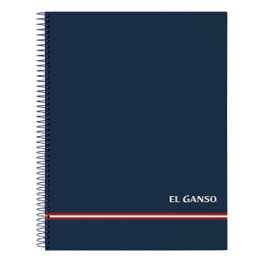 Safta Bloc Espiral A4 El Ganso Classic 120 Hojas Cuadro 5x5 mm