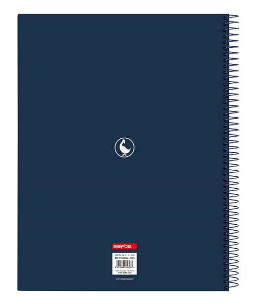 Safta Bloc Espiral A4 El Ganso Classic 120 Hojas Cuadro 5x5 mm Safta Bloc Espiral A4 El Ganso Classic 120 Hojas Cuadro 5x5 mm