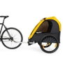Burley Bee Remolque Original para Bicicletas para Niños, Arnés 5 Puntos, Protección UV, 1 Asiento, 34 kg, 20"