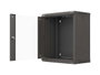 Lanberg Armario Rack 12U 540x350 Negro con Puertas de Cristal
