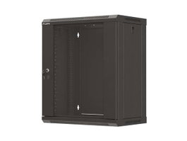 Lanberg Armario Rack 12U 540x350 Negro con Puertas de Cristal