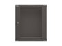Lanberg Armario Rack 12U 540x350 Negro con Puertas de Cristal
