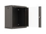 Lanberg Armario Rack 12U 540x350 Negro con Puertas de Cristal
