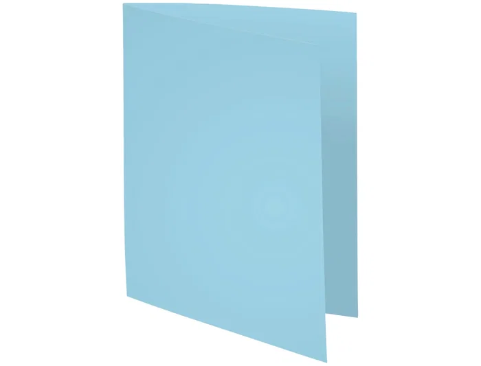 Exacompta Subcarpeta Din A4 en cartulina reciclada 170 g certificada Blue Angel, color celeste, para documentos