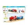BRIO World BRIO World-36123 Set de Tren de Madera Peppa Pig - 18 Piezas con Figuras de Peppa y George - Juguete para Niños +3 Años