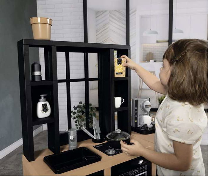 Smoby Cocina Loft con 32 Accesorios y Muchas Funciones de Juego, Plástico, 95,7x74x29,2 cm Smoby Cocina Loft con 32 Accesorios y Muchas Funciones de Juego, Plástico, 95,7x74x29,2 cm