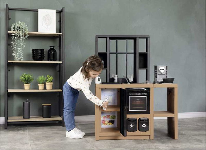 Smoby Cocina Loft con 32 Accesorios y Muchas Funciones de Juego, Plástico, 95,7x74x29,2 cm Smoby Cocina Loft con 32 Accesorios y Muchas Funciones de Juego, Plástico, 95,7x74x29,2 cm