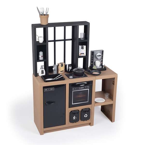 Smoby Cocina Loft con 32 Accesorios y Muchas Funciones de Juego, Plástico, 95,7x74x29,2 cm Smoby Cocina Loft con 32 Accesorios y Muchas Funciones de Juego, Plástico, 95,7x74x29,2 cm