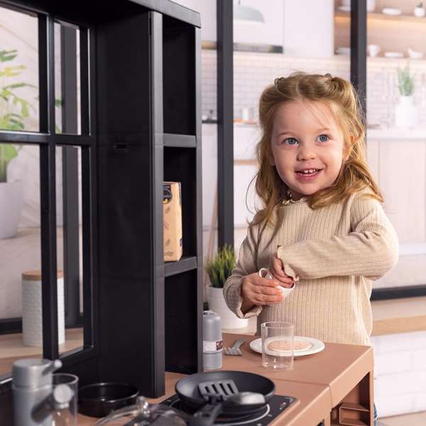 Smoby Cocina Loft con 32 Accesorios y Muchas Funciones de Juego, Plástico, 95,7x74x29,2 cm Smoby Cocina Loft con 32 Accesorios y Muchas Funciones de Juego, Plástico, 95,7x74x29,2 cm