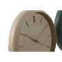 DKD Home Decor Reloj de Pared PVC Mate Surtido de 2 Unidades Verde y Rosa