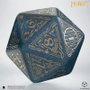 Q Workshop El Hobbit Spindown Jumbo Dado Aether TCG D20