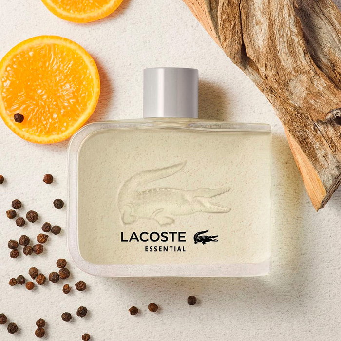 LACOSTE ESSENTIAL EDT VAPO 125 ml - Colonia Vaporizador para Hombre - Fragancia Fougère Acuática