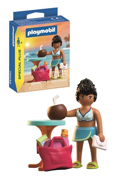 Playmobil Playmobil Chica de Vacaciones - Figura de Juguete para Niños y Niñas de 4 a 10 Años