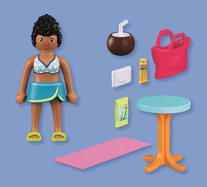 Playmobil Playmobil Chica de Vacaciones - Figura de Juguete para Niños y Niñas de 4 a 10 Años
