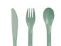 LEKNES Set de 4 Piezas de Cubiertos para Picnic Verde