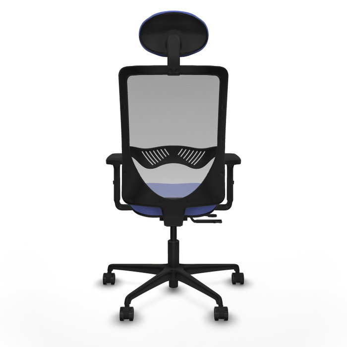 PIQUERAS Y CRESPO Silla de oficina Zulema Azul claro y Gris
