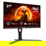 AOC Q27G3XMN/BK Monitor Gaming 27" QHD 2560x1440 Fast VA 180Hz 1ms HDR1000 DisplayHDR 1000 Mini-LED Pantalla Plana 16:9 Pivot Neg/Rojo