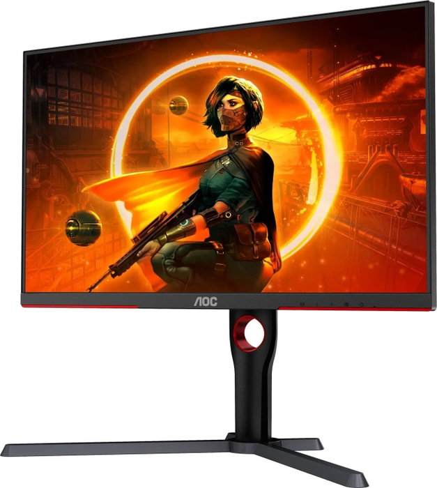 AOC Q27G3XMN/BK Monitor Gaming 27 pulg QHD 180Hz Mini LED HDR1000 VA Black/Red