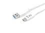 Equip 128364 Cable USB 3.2 Gen 1 Tipo C a USB-A Macho, Velocidad 5 Gbps, Carga 3A, Longitud 1 m, Color Blanco
