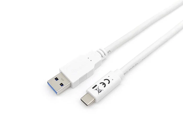 Equip 128364 Cable USB 3.2 Gen 1 Tipo C a USB-A Macho, Velocidad 5 Gbps, Carga 3A, Longitud 1 m, Color Blanco Equip 128364 Cable USB 3.2 Gen 1 Tipo C a USB-A Macho, Velocidad 5 Gbps, Carga 3A, Longitud 1 m, Color Blanco