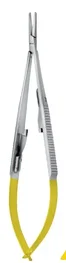 Covetrus Portagujas Micro Oftálmico Recta Dentada TC18 cm con Cierre