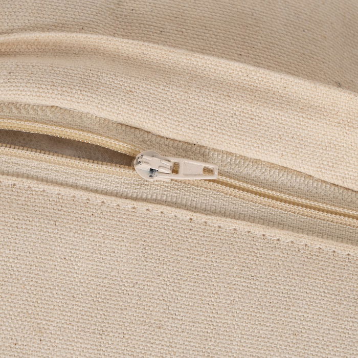 Cojín Blanco Natural Lana-Algodón 60 X 60 cm