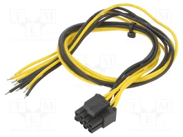 AKYGA Cable de alimentación EPS 8pin hembra, 0,45m