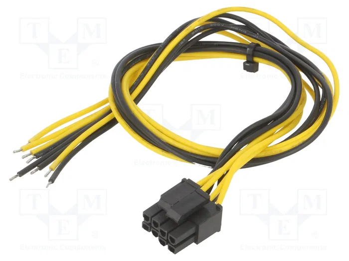 AKYGA Cable de alimentación EPS 8pin hembra, 0,45m AKYGA Cable de alimentación EPS 8pin hembra, 0,45m