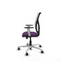 PIQUERAS Y CRESPO Silla de oficina Motilla con mecanismo Sincro, Morado y Blanco