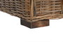DKD Home Decor Fibre outdoor 23 Sillón Ratán Natural Marrón Oscuro con Cojines Algodón 78x68x100 cm