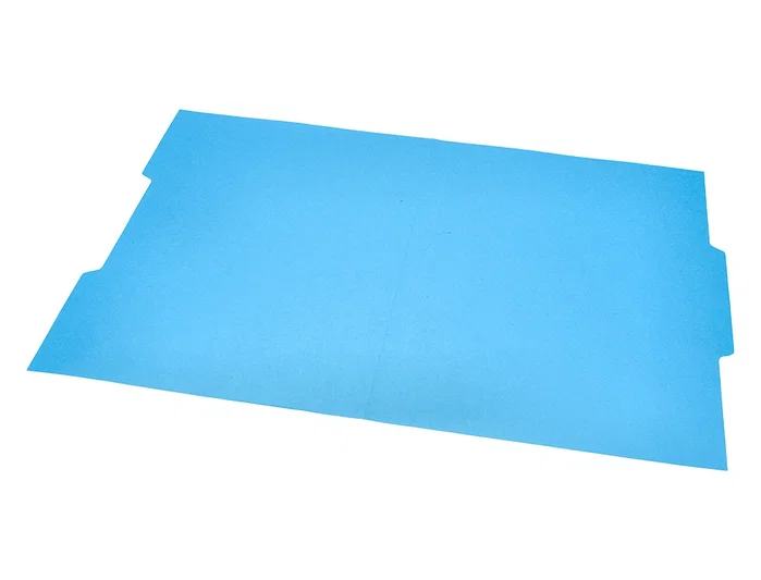 Liderpapel Subcarpeta de cartulina con pestaña central azul Folio