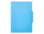 Liderpapel Subcarpeta de cartulina con pestaña central azul Folio