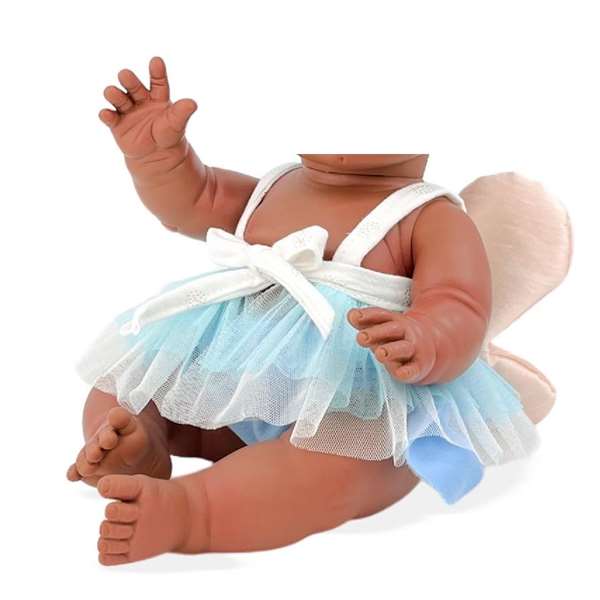 Andrea Baby Mulata Unicornio Azul 38 cm REF: 3137-24