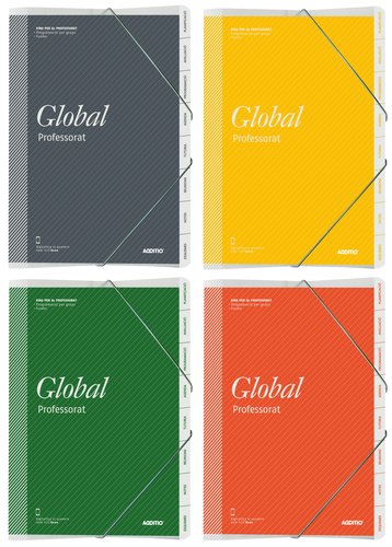 Additio Carpeta Global Din A4 para Profesor con Evaluación y Programación