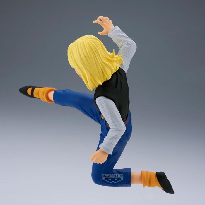 Banpresto Figura Dragon Ball Z Match Makers - Set Android 18 Vs Mr. Satan (Mighty Mask) Figuras Colección PVC ABS - PZ69645P