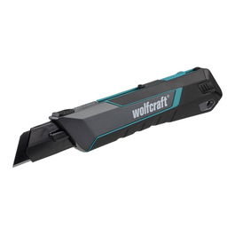 Wolfcraft Cúter Profesional Doble Función 25 mm con Afilado Extra y Ergonomía Óptima para Zurdos y Diestros