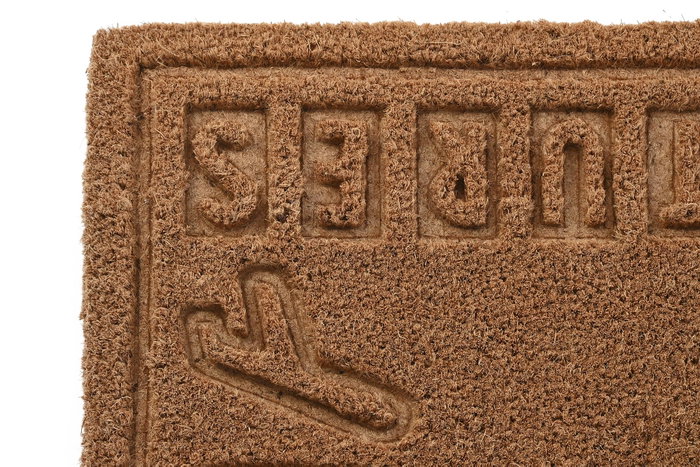 DKD Home Decor Felpudo Marron Coco Goma 45 x 75 cm (2 Unidades) 2.3 cm