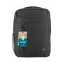 Mobilis Essential Mochila Portátil 16" Negro con Compartimento para Tableta, Bolsillos Múltiples, Ligera 394g, 18 Litros, Unisex