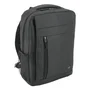 Mobilis Essential Mochila Portátil 16" Negro con Compartimento para Tableta, Bolsillos Múltiples, Ligera 394g, 18 Litros, Unisex