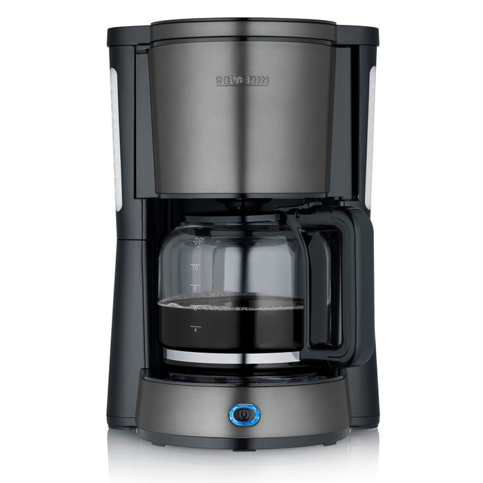 Severin KA 9340 Dark Inox con Jarra de Vidrio