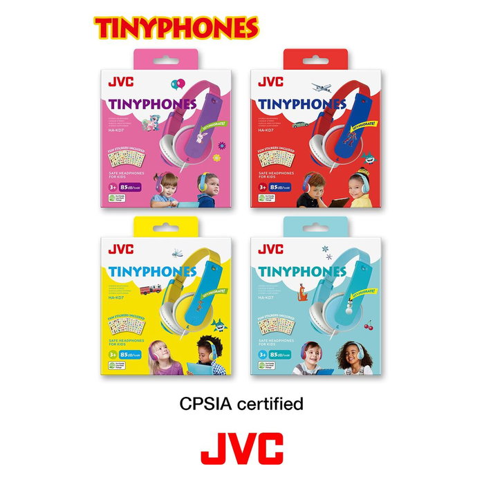 JVC HA-KD7 Auriculares Infantiles con Jack 3.5mm Rosa JVC HA-KD7 Auriculares Infantiles con Jack 3.5mm Rosa