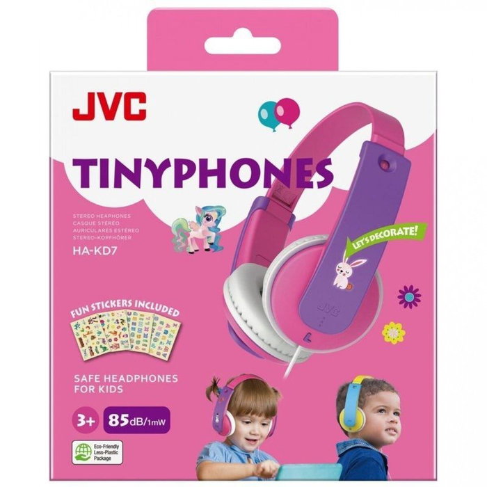 JVC HA-KD7 Auriculares Infantiles con Jack 3.5mm Rosa JVC HA-KD7 Auriculares Infantiles con Jack 3.5mm Rosa