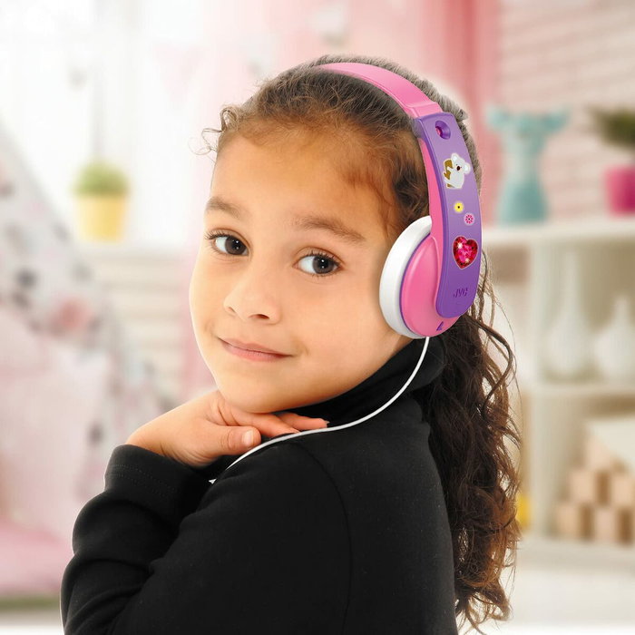 JVC HA-KD7 Auriculares Infantiles con Jack 3.5mm Rosa JVC HA-KD7 Auriculares Infantiles con Jack 3.5mm Rosa
